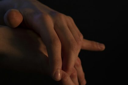 a close-up of a hand